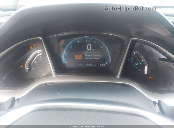 19XFC2F78GE242506 2016 HONDA CIVIC Silver უკანა სავარძლების ხედი