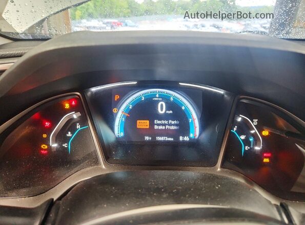 19XFC2F78HE073248 2017 HONDA CIVIC Silver Vista del cuadro de instrumentos