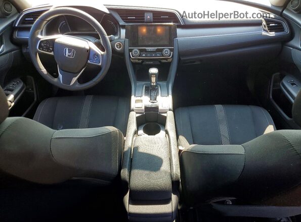 19XFC2F79HE071749 2017 HONDA CIVIC Gray Вид панелі приладів