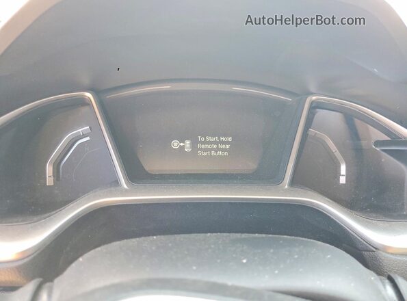 19XFC2F79HE071749 2017 HONDA CIVIC Gray Вид щитка приладів