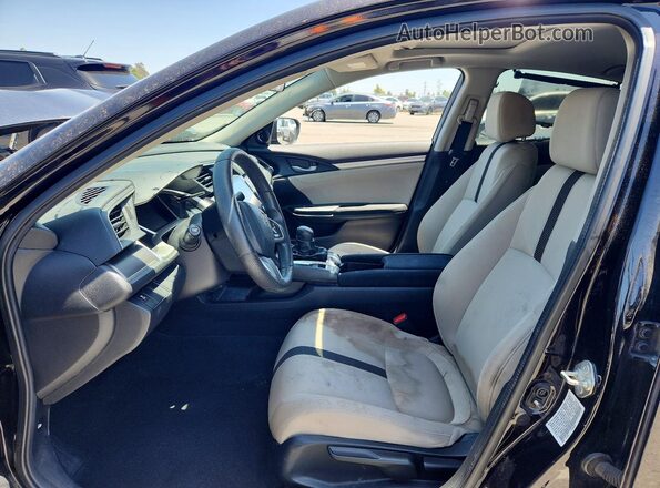 19XFC2F79HE232617 2017 HONDA CIVIC Black წინა სალონის ხედი