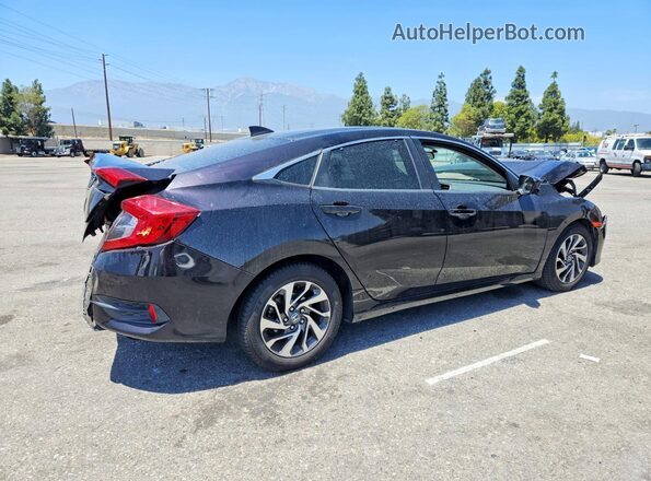 19XFC2F79HE232617 2017 HONDA CIVIC Black უკანა მარჯვენა