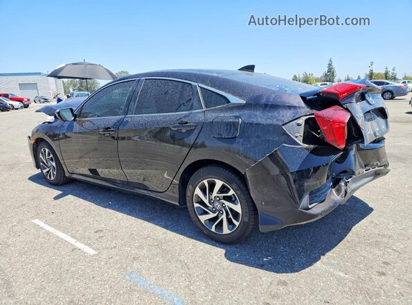 19XFC2F79HE232617 2017 HONDA CIVIC Black უკანა მარცხენა