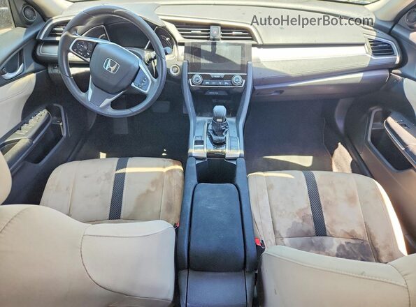 19XFC2F79HE232617 2017 HONDA CIVIC Black წინა პანელის ხედი