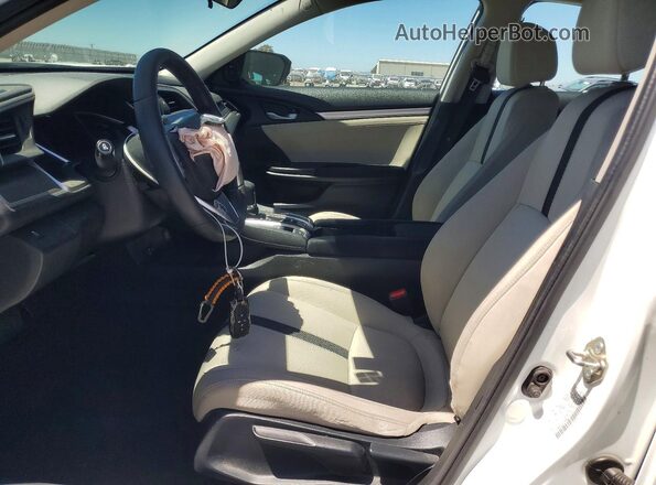 19XFC2F7XHE214773 2017 HONDA CIVIC White Widok wnętrza z przodu