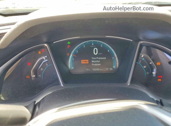 19XFC2F7XHE214773 2017 HONDA CIVIC White Widok zestawu wskaźników