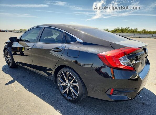 19XFC2F80KE207055 2019 HONDA CIVIC Black უკანა მარცხენა