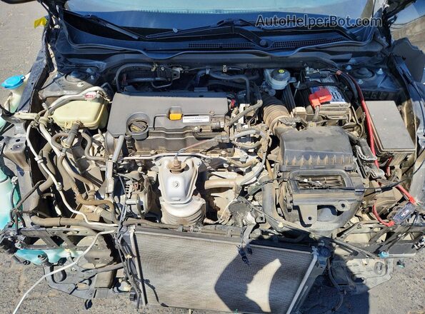 19XFC2F80KE207055 2019 HONDA CIVIC Black უკანა სალონის ხედი