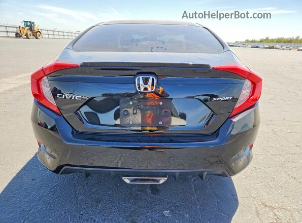 19XFC2F80KE207055 2019 HONDA CIVIC Black უკანა ხედი