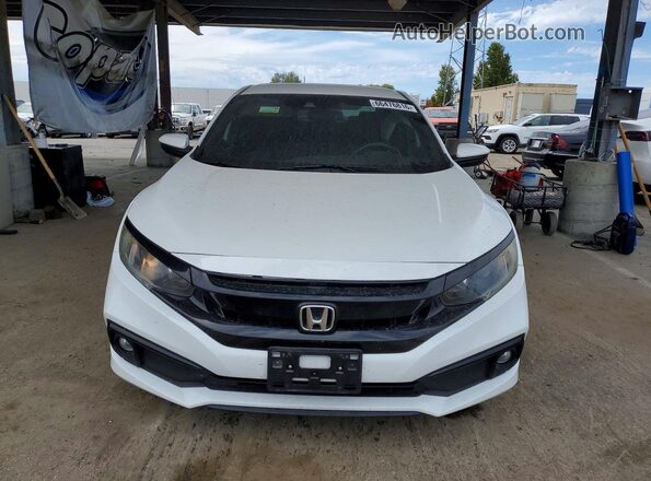 19XFC2F83KE008663 2019 HONDA CIVIC White Vista frontal