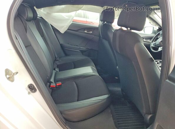 19XFC2F83KE008663 2019 HONDA CIVIC White Vista de los asientos traseros