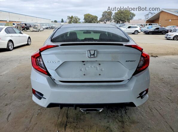 19XFC2F83KE008663 2019 HONDA CIVIC White Vista trasera