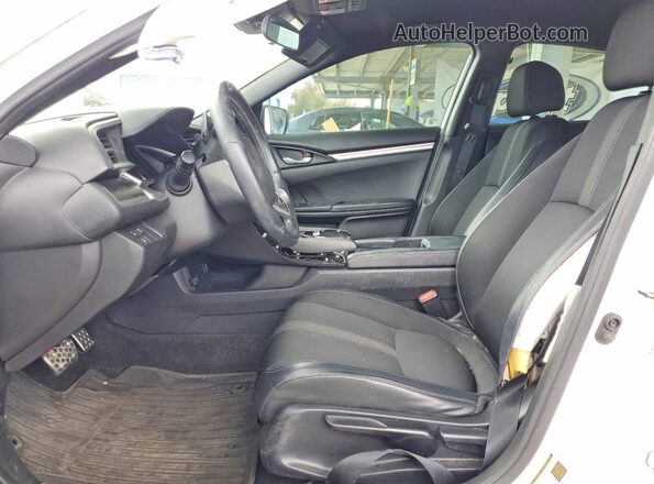 19XFC2F83KE008663 2019 HONDA CIVIC White Vista interior delantera