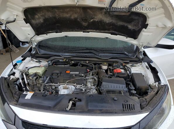 19XFC2F83KE008663 2019 HONDA CIVIC White Vista interior trasera