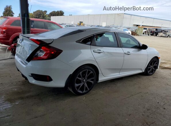 19XFC2F83KE008663 2019 HONDA CIVIC White Trasero derecho