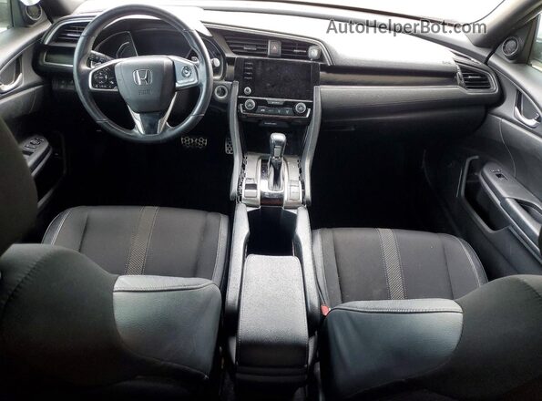 19XFC2F83KE008663 2019 HONDA CIVIC White Vista del salpicadero