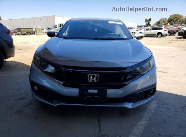 19XFC2F83KE214372 2019 HONDA CIVIC Silver წინა ხედი