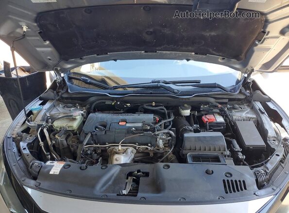 19XFC2F83KE214372 2019 HONDA CIVIC Silver უკანა სალონის ხედი