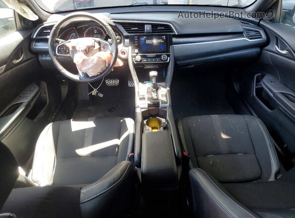 19XFC2F83KE214372 2019 HONDA CIVIC Silver წინა პანელის ხედი