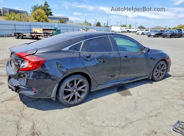 19XFC2F83LE210422 2020 HONDA CIVIC Black Հետևի աջ