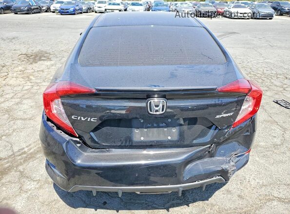 19XFC2F83LE210422 2020 HONDA CIVIC Black Հետևի տեսք