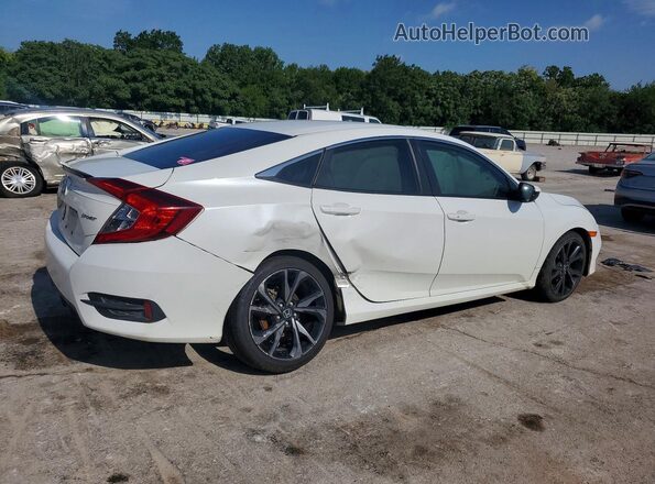 19XFC2F85KE011676 2019 HONDA CIVIC Белый Задняя правая четверть