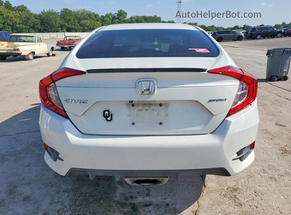 19XFC2F85KE011676 2019 HONDA CIVIC Белый Вид сзади