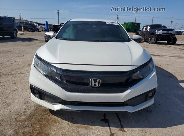 19XFC2F85KE011676 2019 HONDA CIVIC Белый Вид спереди