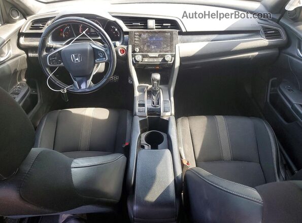 19XFC2F85KE011676 2019 HONDA CIVIC Белый Вид панели приборов