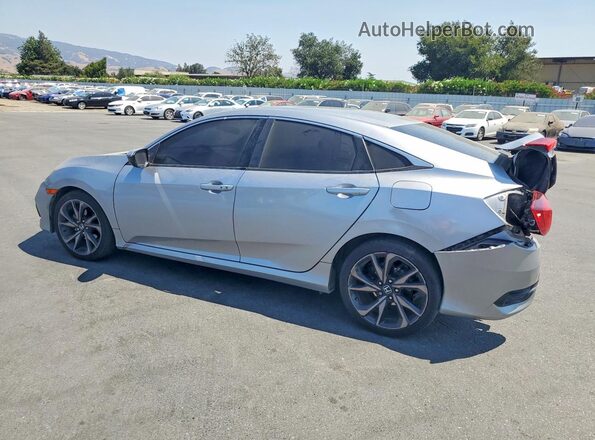 19XFC2F85KE212090 2019 HONDA CIVIC Silver Tył lewy