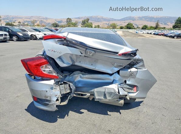 19XFC2F85KE212090 2019 HONDA CIVIC Silver Widok z tyłu