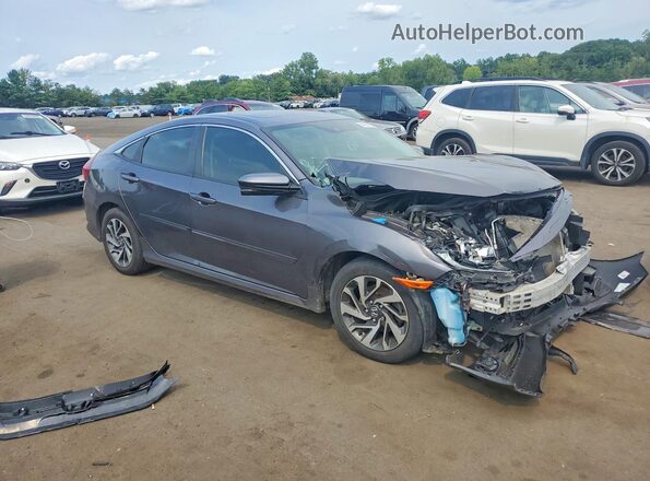 19XFC2F86GE244036 2016 HONDA CIVIC Gray Przód prawy