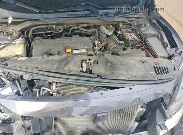 19XFC2F86GE244036 2016 HONDA CIVIC Gray Widok wnętrza z tyłu