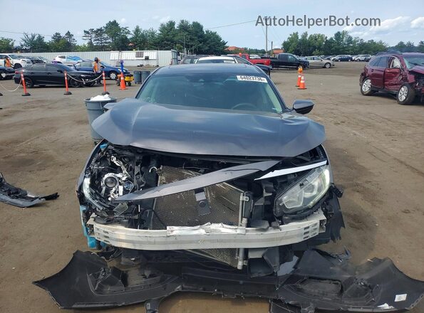 19XFC2F86GE244036 2016 HONDA CIVIC Gray Widok z przodu