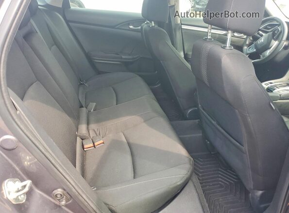 19XFC2F86GE244036 2016 HONDA CIVIC Gray Widok tylnych siedzeń