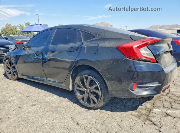 19XFC2F86LE205666 2020 HONDA CIVIC Black უკანა მარცხენა