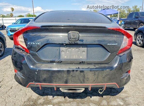 19XFC2F86LE205666 2020 HONDA CIVIC Black უკანა ხედი