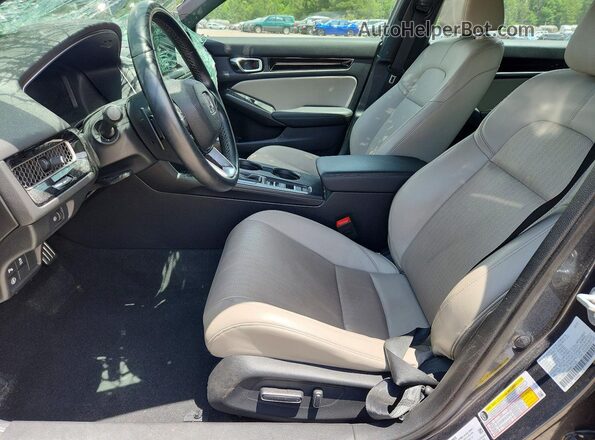 19XFL1H84NE017528 2022 HONDA CIVIC Gray Вид салону спереду