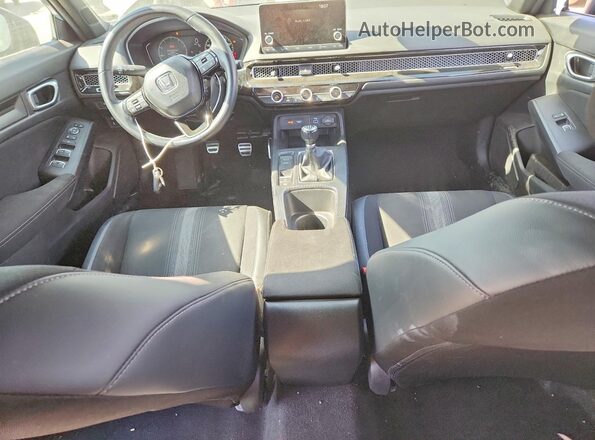 19XFL2G82PE013178 2023 HONDA CIVIC Blue Dashboard view