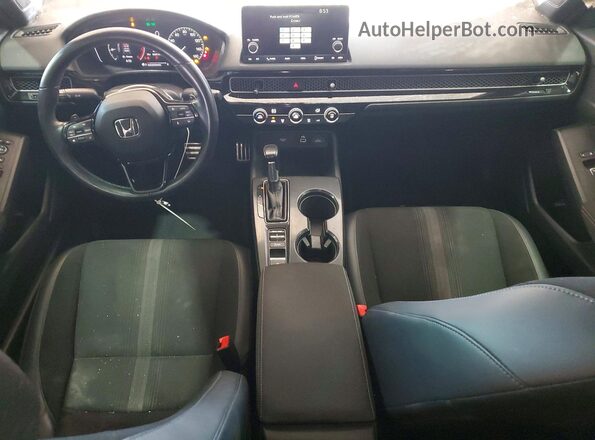 19XFL2H81NE019159 2022 HONDA CIVIC Серебряный Вид панели приборов