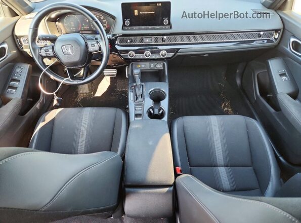 19XFL2H82PE000381 2023 HONDA CIVIC Black Dashboard view