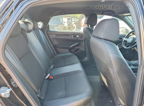 19XFL2H82PE000381 2023 HONDA CIVIC Black Rear seats view