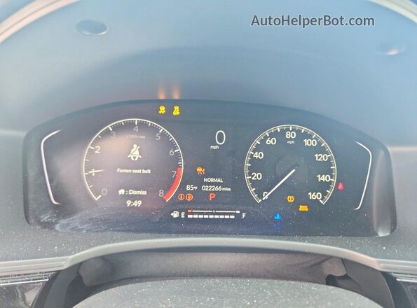 19XFL2H84RE020893 2024 HONDA CIVIC Gray Instrument cluster view