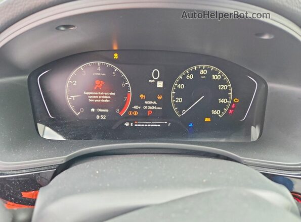 19XFL2H87SE035667 2025 HONDA CIVIC Black Instrument cluster view