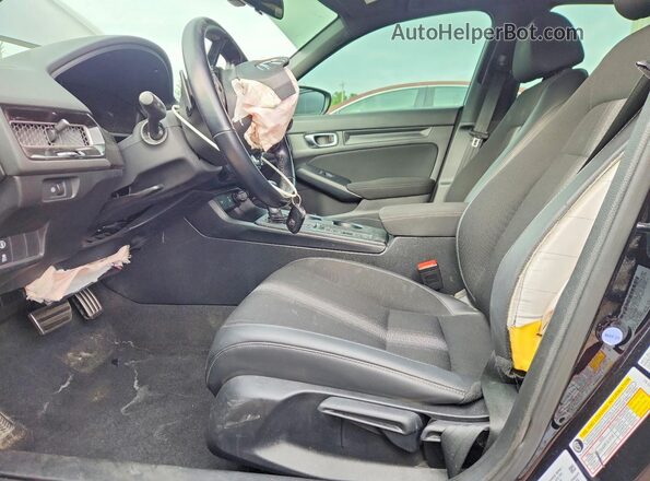 19XFL2H88RE019133 2024 HONDA CIVIC Black წინა სალონის ხედი