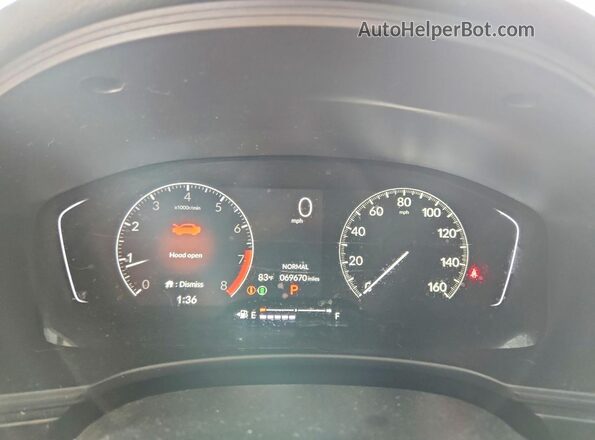 19XFL2H8XNE024201 2022 HONDA CIVIC Black Սարքավորումների վահանակի տեսք