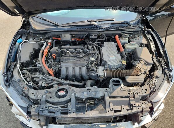 19XZE4F50KE025199 2019 HONDA INSIGHT Black Вид задньої частини салону