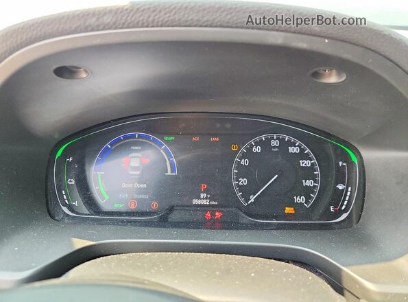 19XZE4F50KE025199 2019 HONDA INSIGHT Black Вид щитка приладів