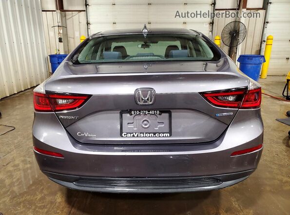 19XZE4F51ME011203 2021 HONDA INSIGHT Gray უკანა ხედი