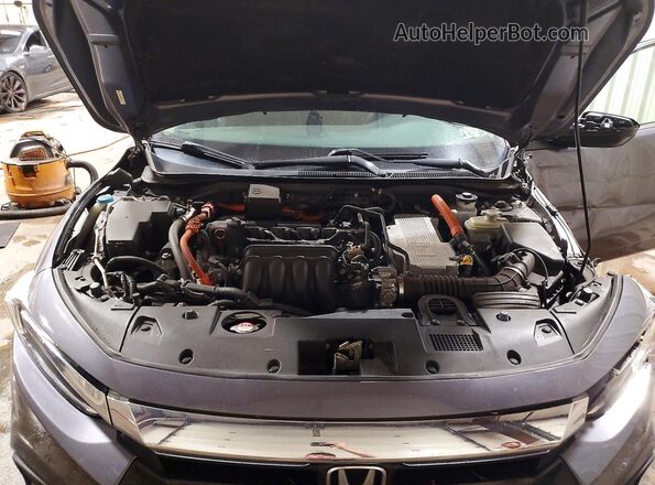 19XZE4F51ME011203 2021 HONDA INSIGHT Gray უკანა სალონის ხედი